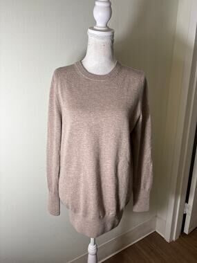 Ann Mashburn Tan Pullover Sweater Sz S
